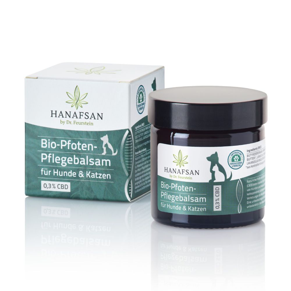 Bio 0,3% CBD balzam za živalske tačke, 50 ml