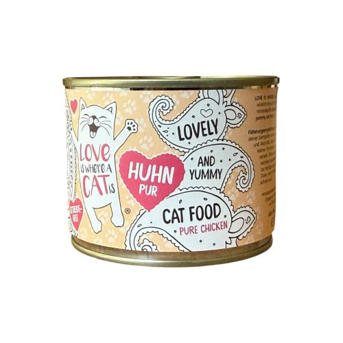 Mačja hrana LOVE IS WHERE A CAT IS® - piščanec, 200g