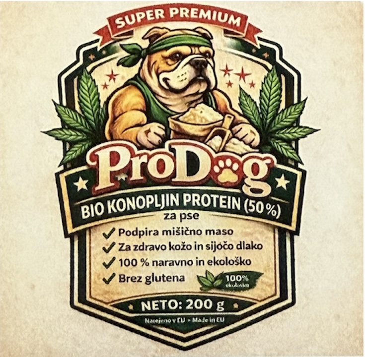 BIO konopljin protein 50%, 200 g - slika 2